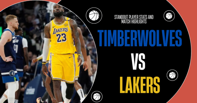 Timberwolves vs Lakers: Standout Player Stats and Match Highlights